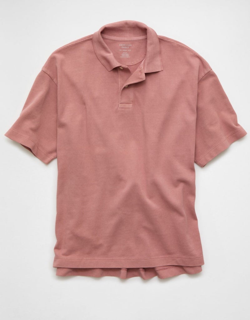 American Eagle AE Boxy Polo Shirt - Image 4